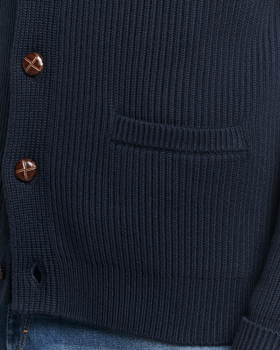 Herre | Trøjer | Morris | Brayden Shawl Cardigan Navy