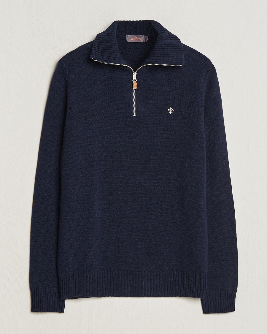 Herre | Trøjer | Morris | Newton Half Zip Navy