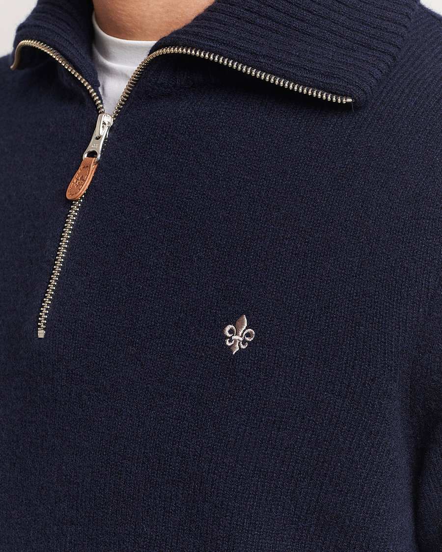 Herre | Trøjer | Morris | Newton Half Zip Navy