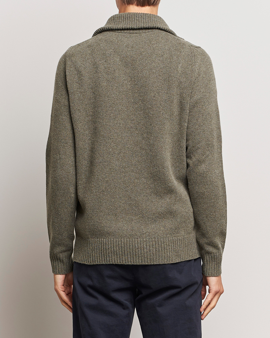 Herre | Trøjer | Morris | Newton Half Zip Olive