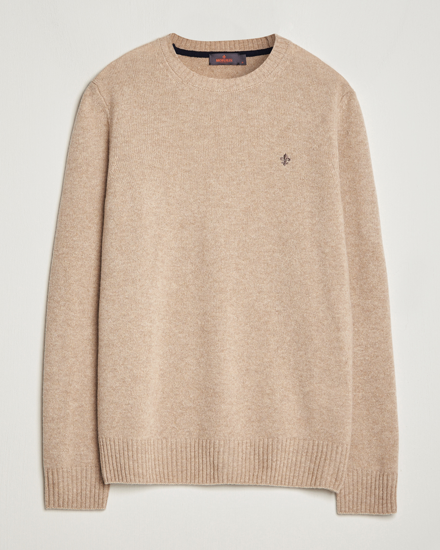 Herre | Trøjer | Morris | Newton Crew Neck Khaki