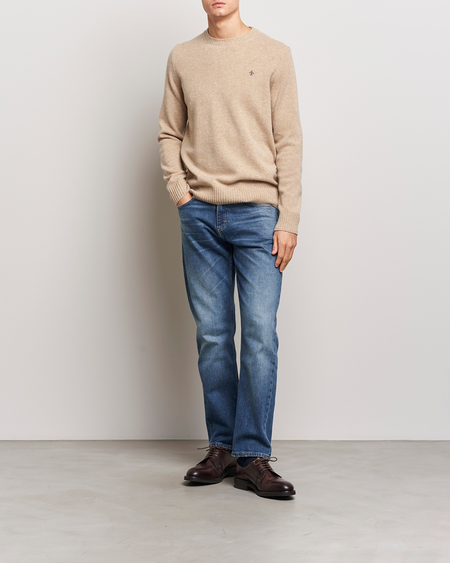 Herre | Trøjer | Morris | Newton Crew Neck Khaki