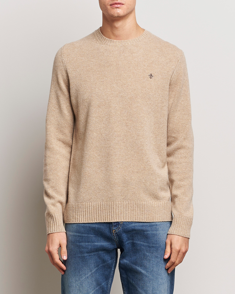 Herre | Trøjer | Morris | Newton Crew Neck Khaki