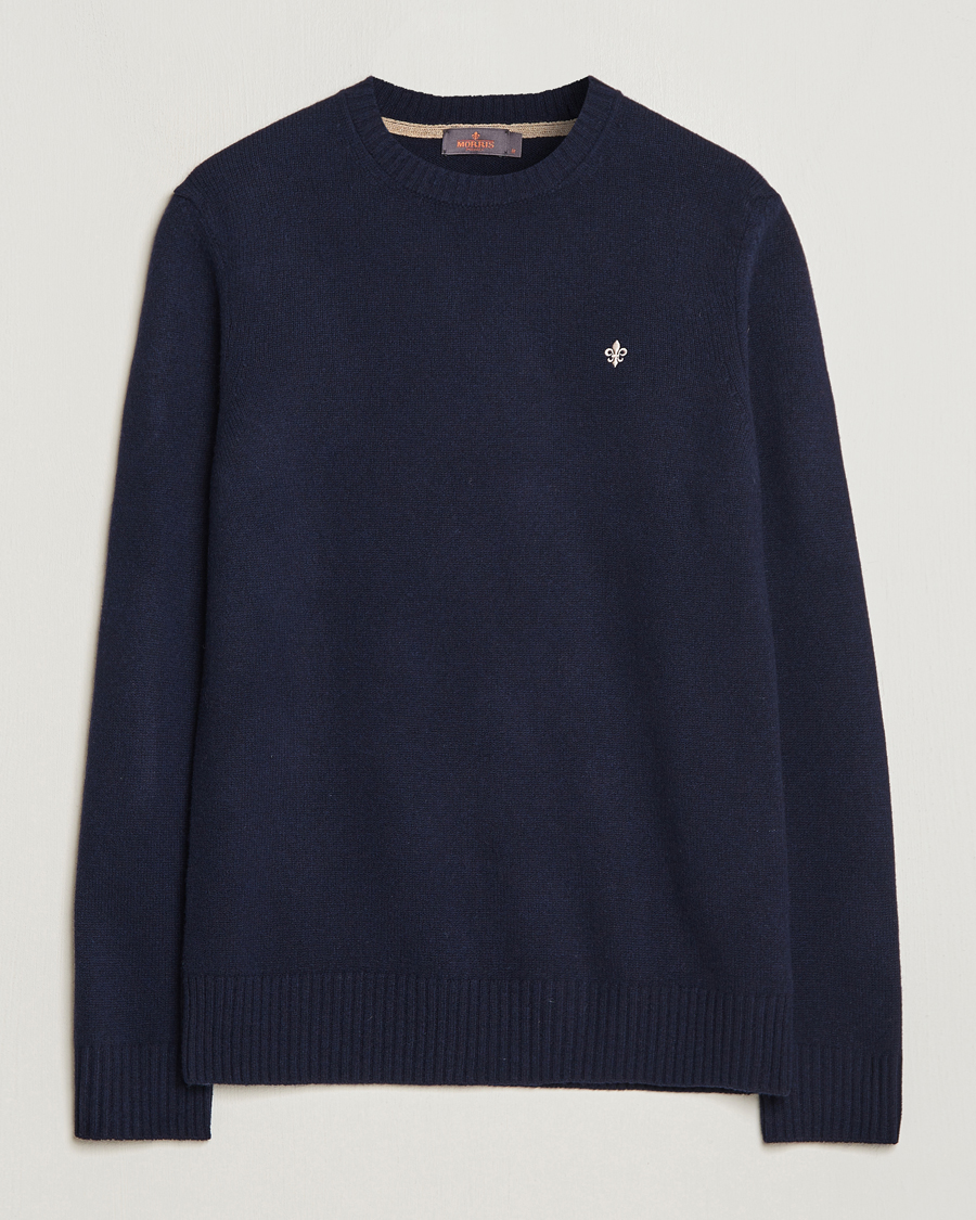 Herre | Trøjer | Morris | Newton Crew Neck Navy