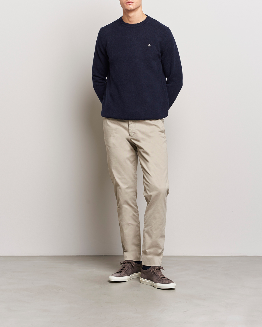 Herre | Trøjer | Morris | Newton Crew Neck Navy