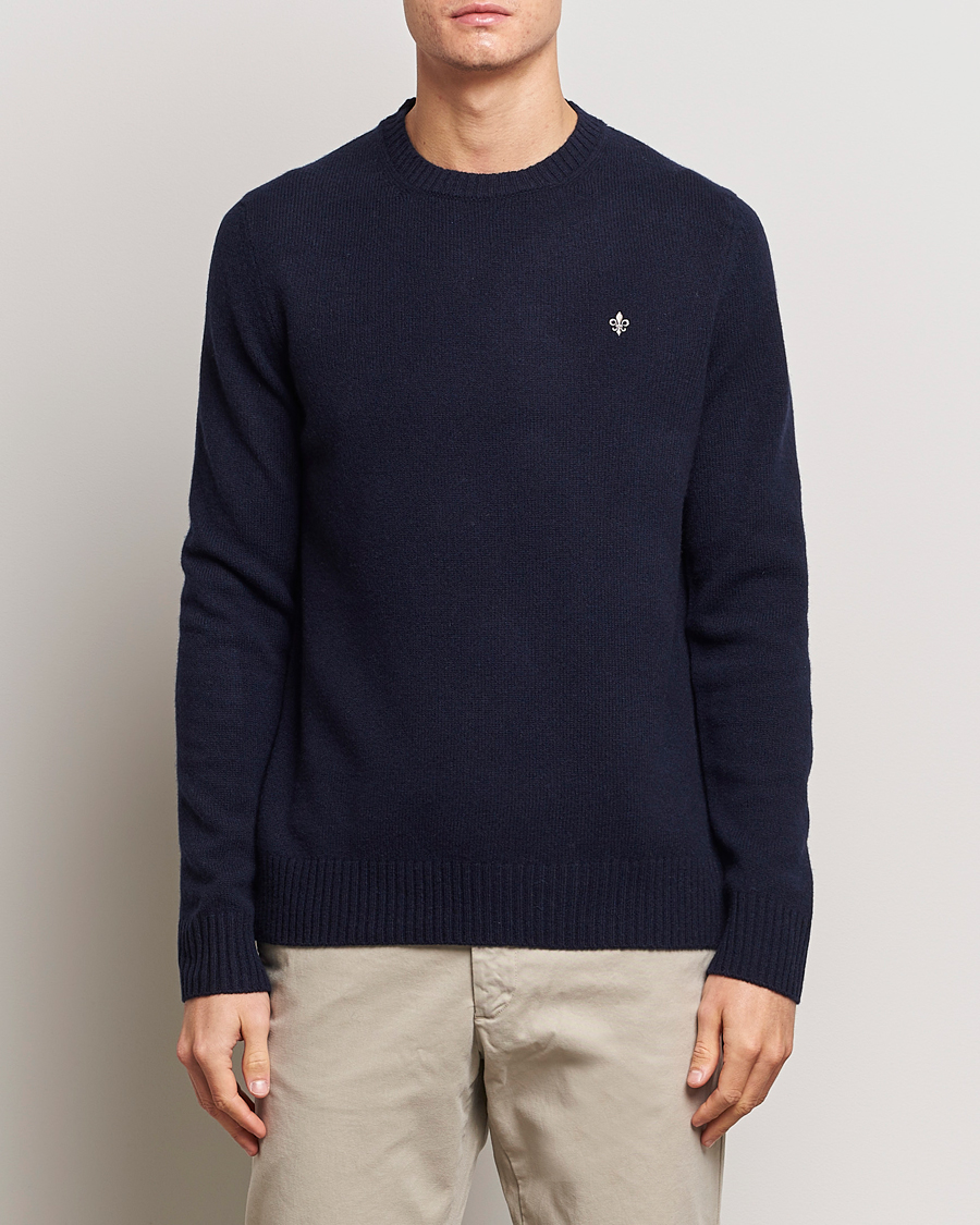 Herre | Trøjer | Morris | Newton Crew Neck Navy