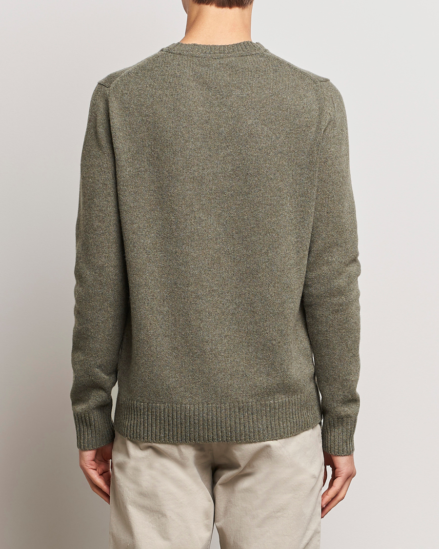 Herre | Trøjer | Morris | Newton Crew Neck Olive