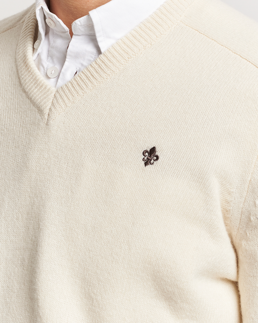 Herre | Trøjer | Morris | Newton V-neck Off White