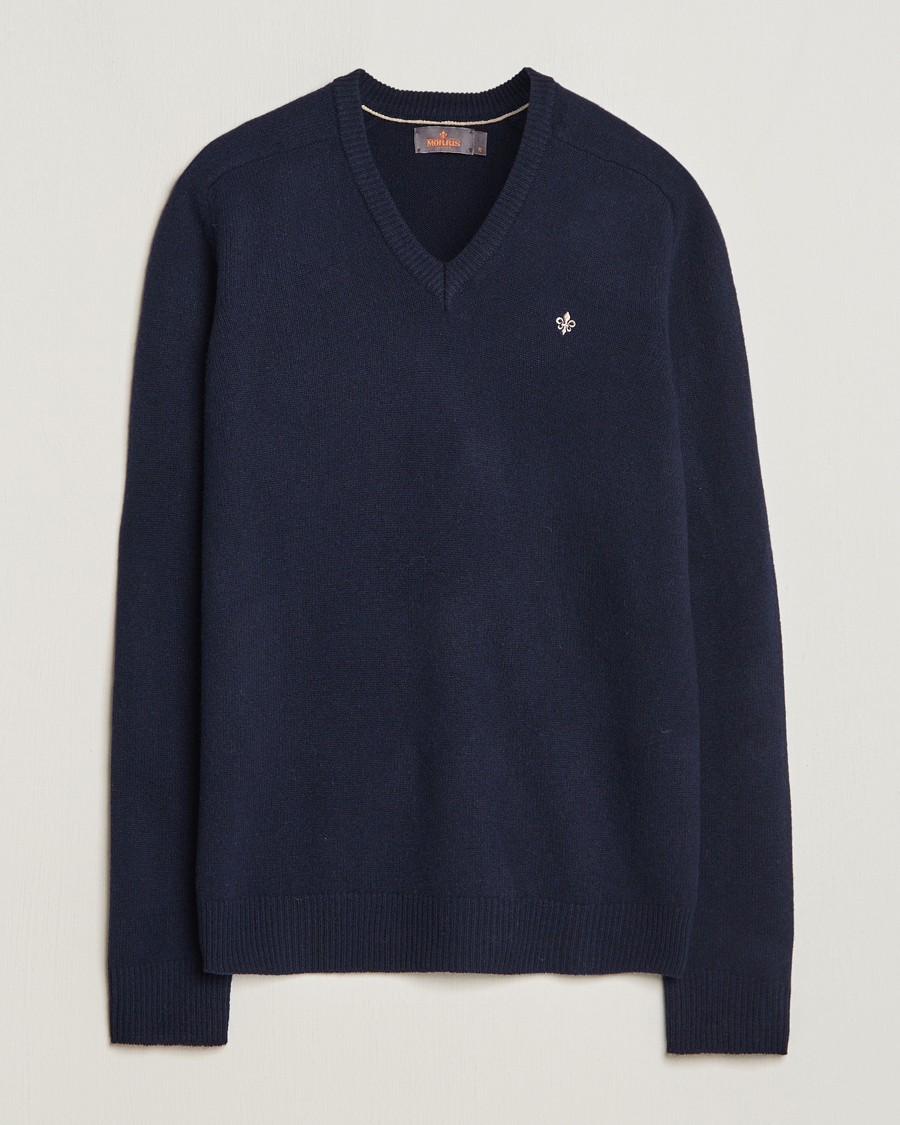 Herre | Trøjer | Morris | Newton V-neck Navy
