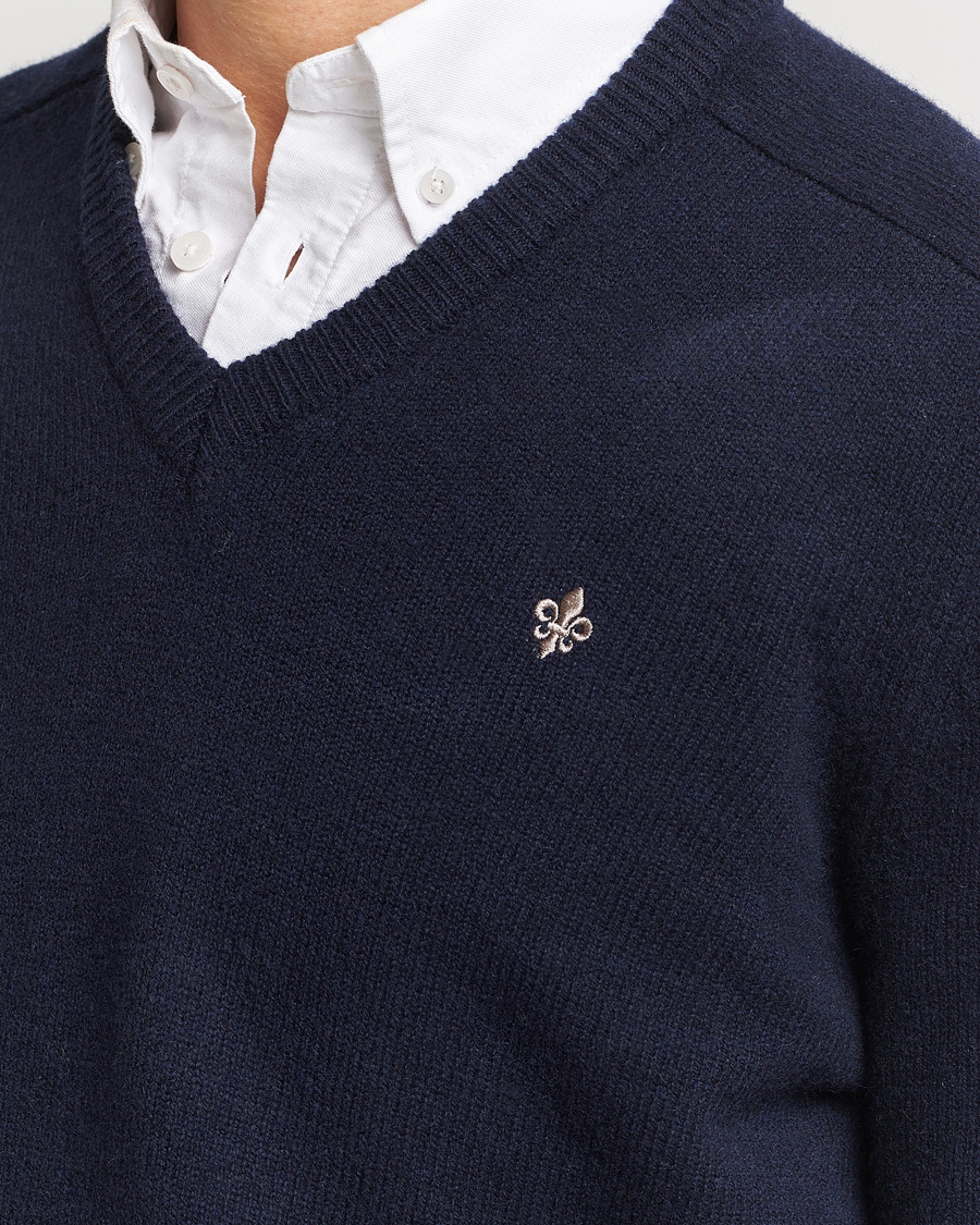 Herre | Trøjer | Morris | Newton V-neck Navy