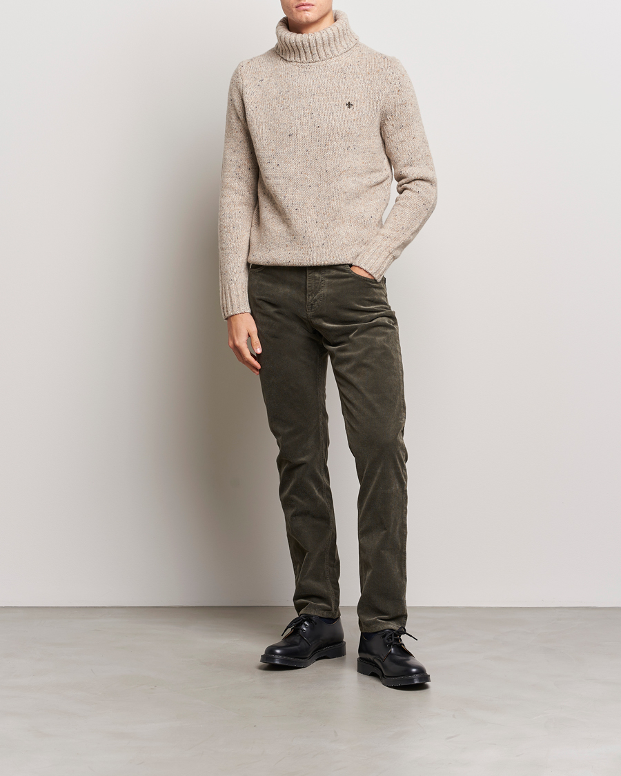 Herre | Trøjer | Morris | Graham Knitted Rollneck Off White