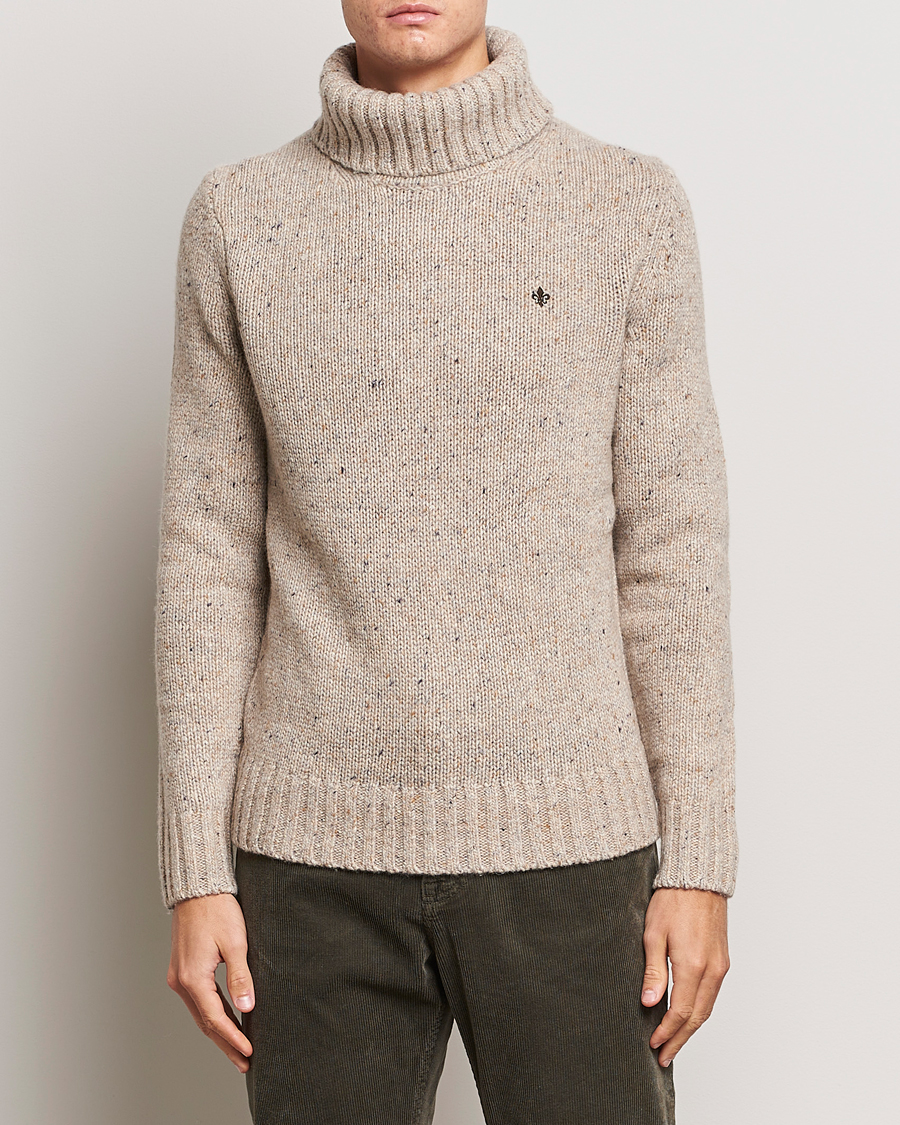 Herre | Trøjer | Morris | Graham Knitted Rollneck Off White