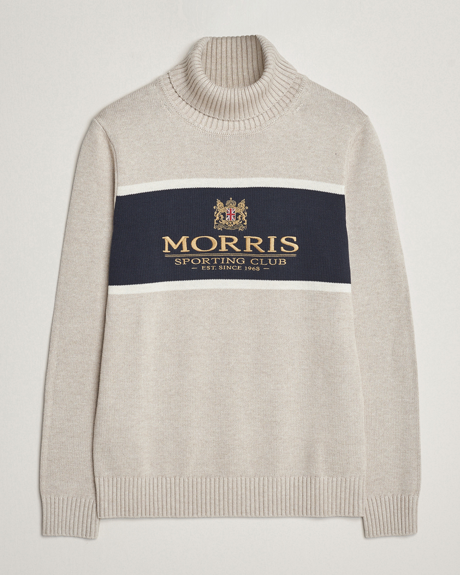 Herre | Trøjer | Morris | Trevor Logo Rollneck Khaki