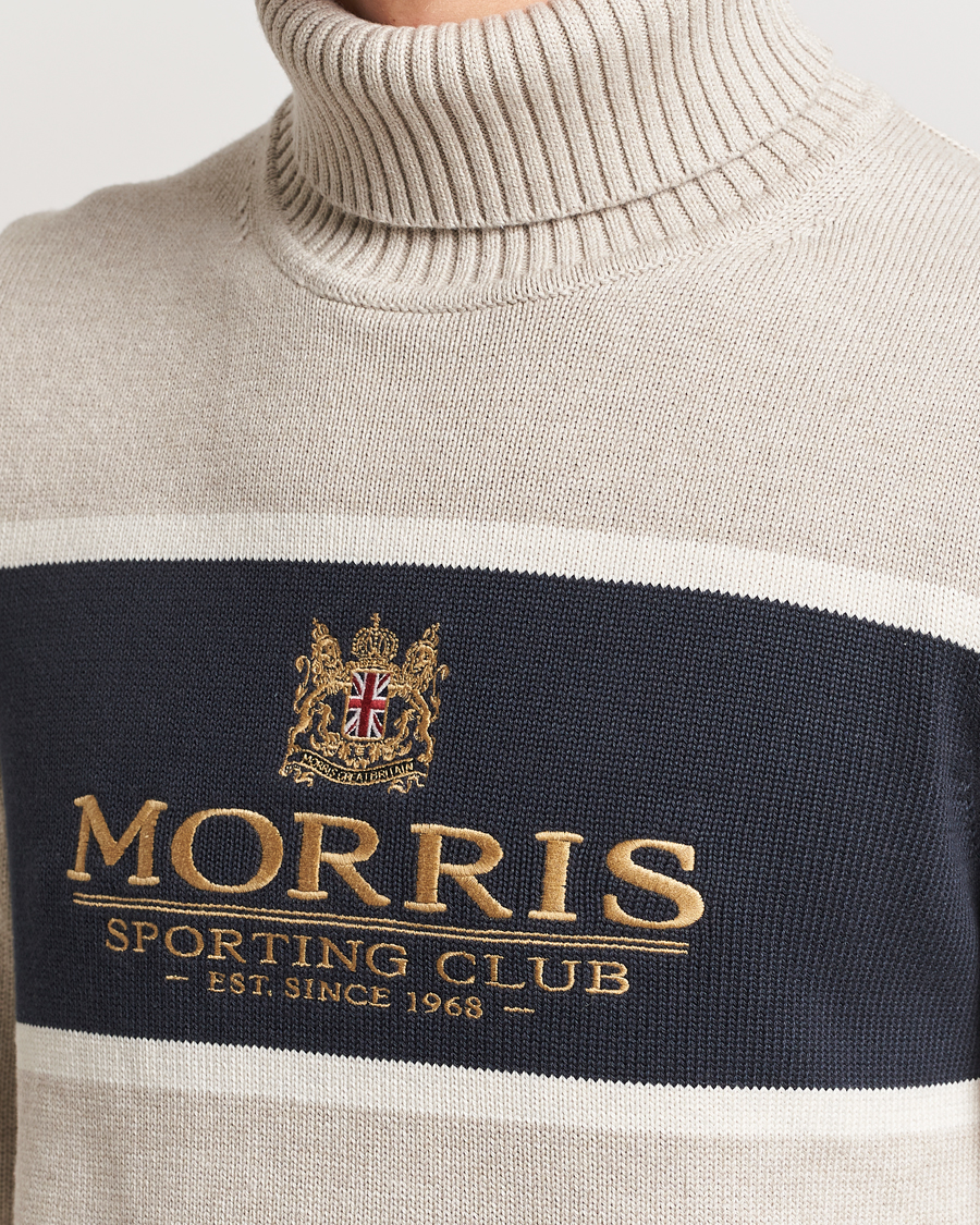 Herre | Trøjer | Morris | Trevor Logo Rollneck Khaki