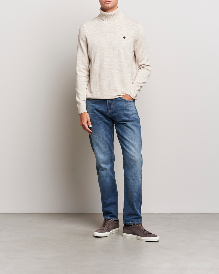 Herre | Trøjer | Morris | Randal Heavy Cotton Rollneck Khaki