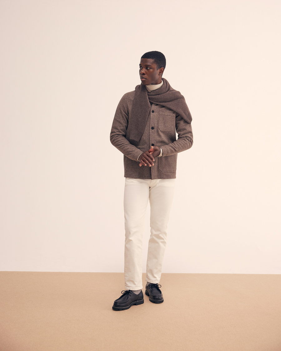 Herre | Trøjer | Morris | Randal Heavy Cotton Rollneck Khaki