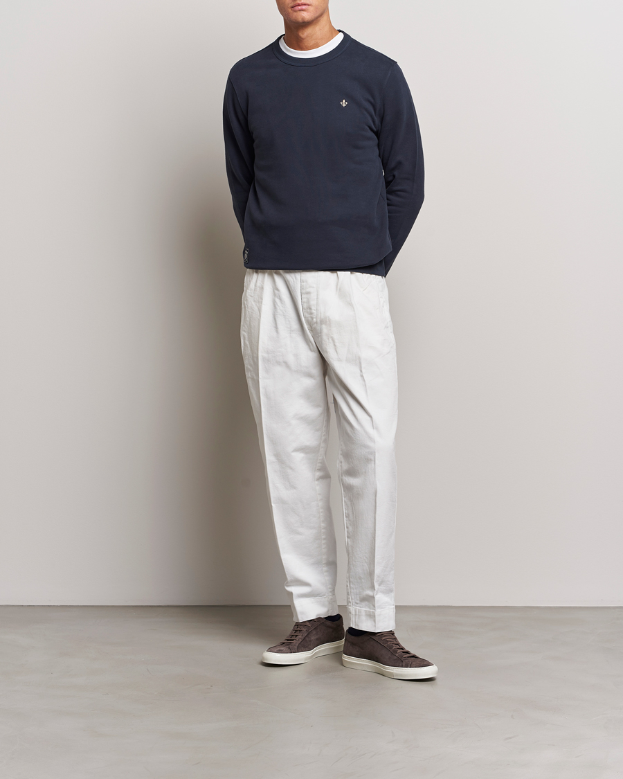 Herre | Trøjer | Morris | Brandon Lily Sweatshirt Old Blue