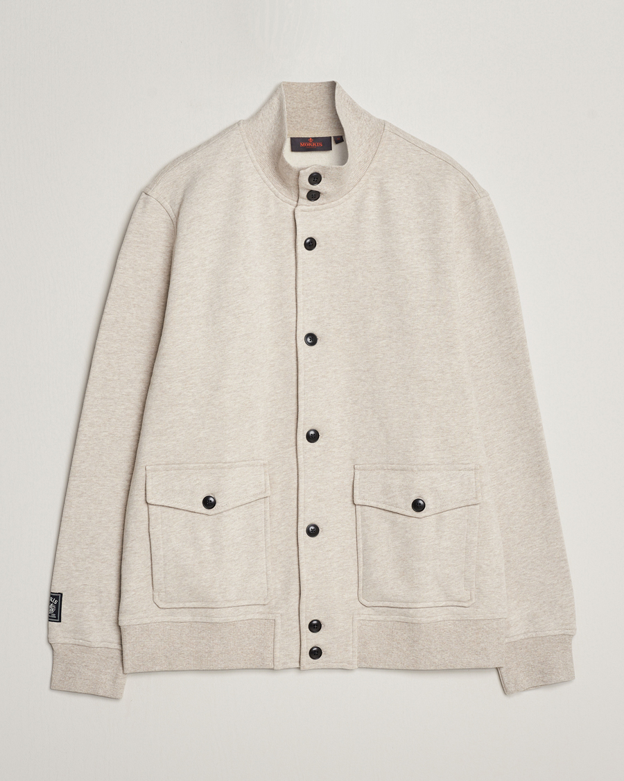 Herre | Trøjer | Morris | Corwell Sweatshirt Cardigan Khaki