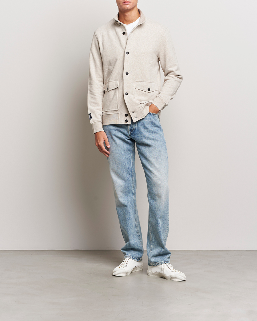 Herre | Trøjer | Morris | Corwell Sweatshirt Cardigan Khaki