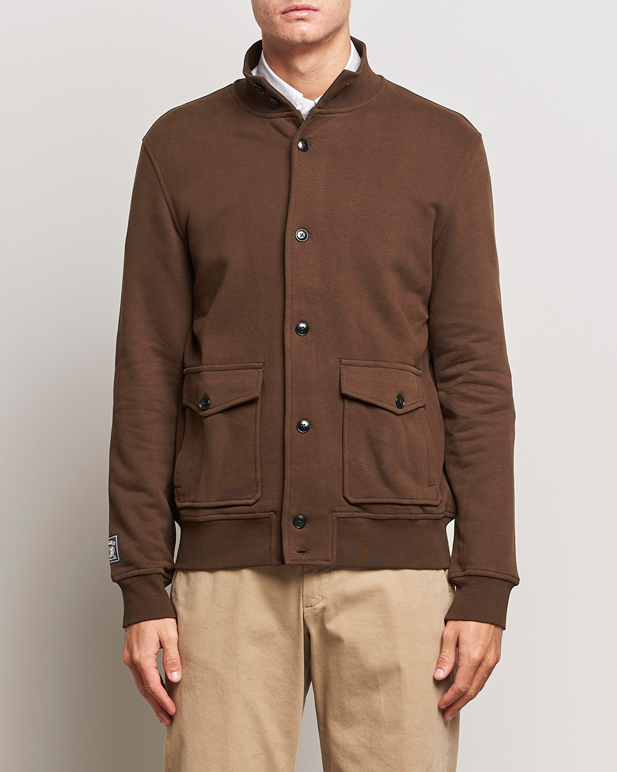Herre | Trøjer | Morris | Corwell Sweatshirt Cardigan Brown