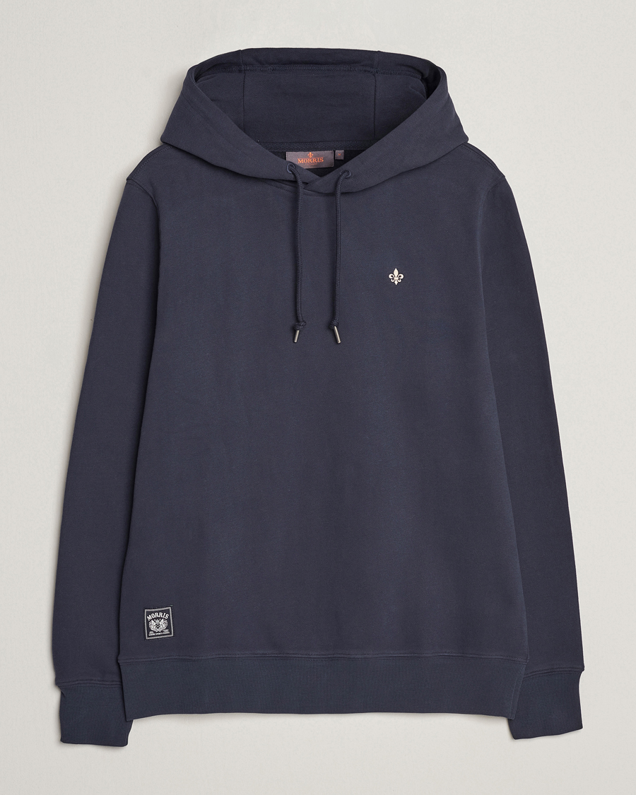 Herre | Trøjer | Morris | Brandon Lily Hoodie Old Blue