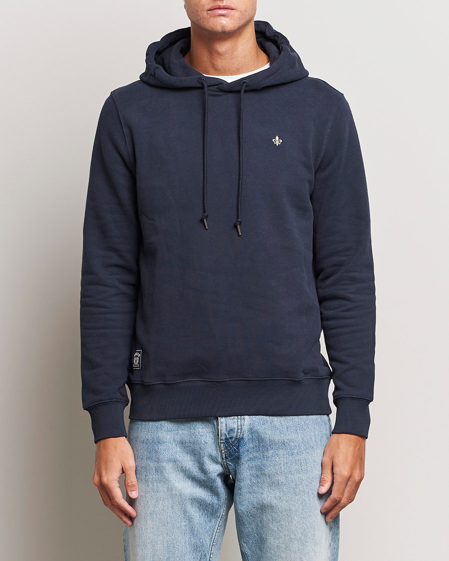 Herre | Trøjer | Morris | Brandon Lily Hoodie Old Blue