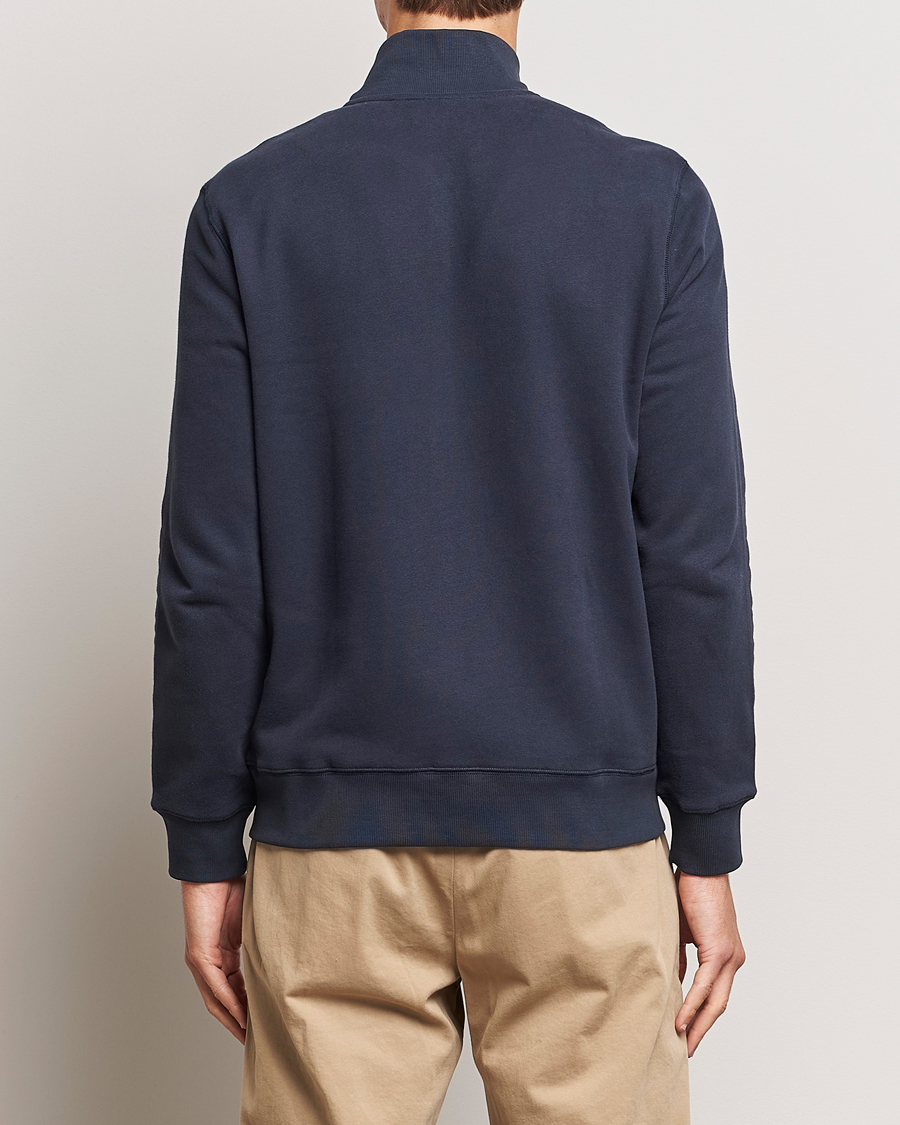 Herre | Trøjer | Morris | Warren Sweat Zip Cardigan Old Blue