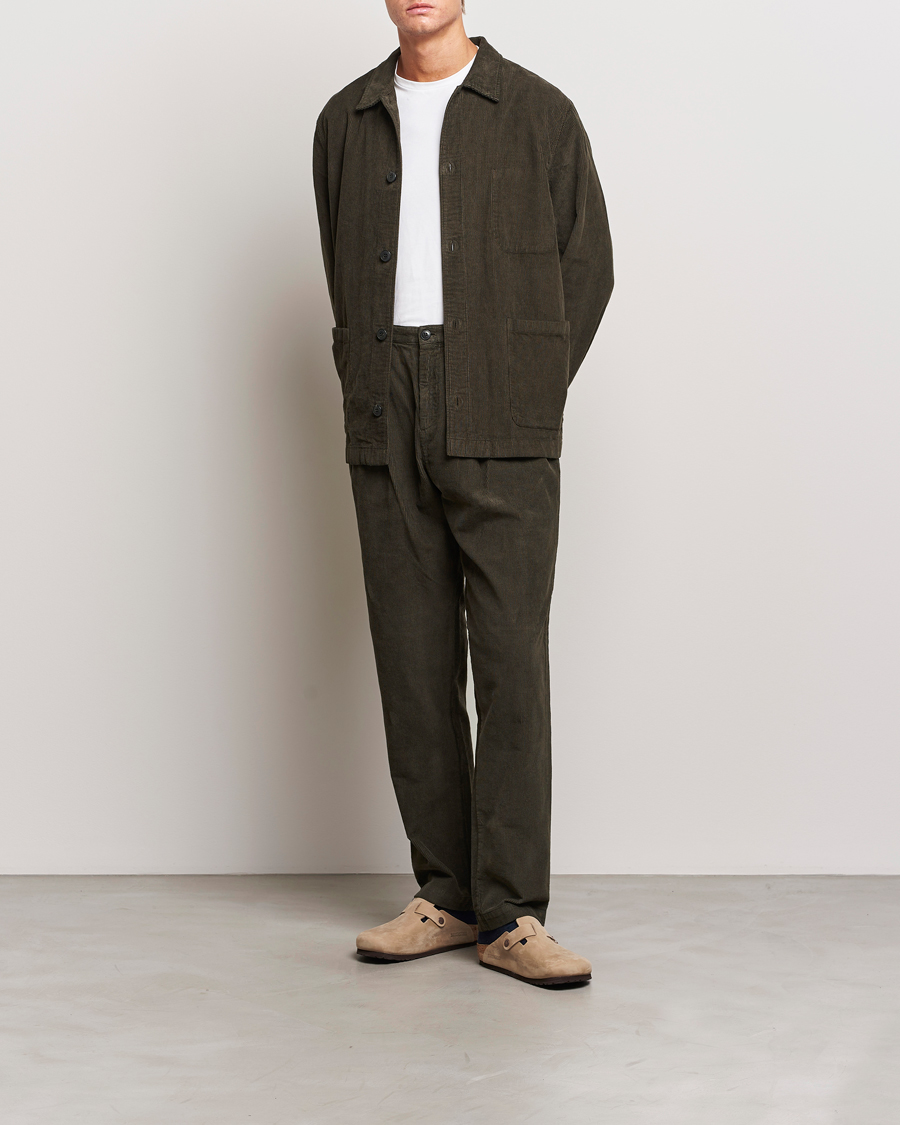 Herre | Blazere & jakker | Sunspel | Cord Twin Pocket Jacket Coffee