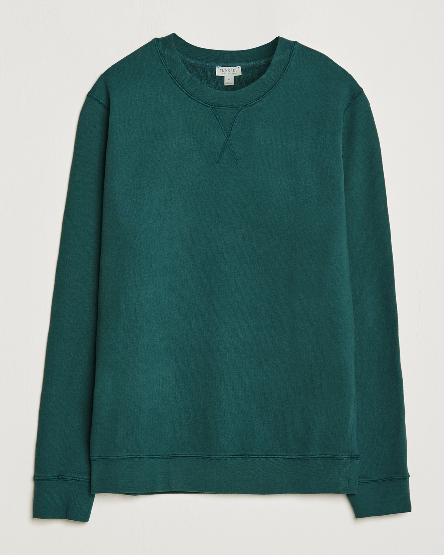 Herre | Trøjer | Sunspel | Loopback Sweatshirt Peacock