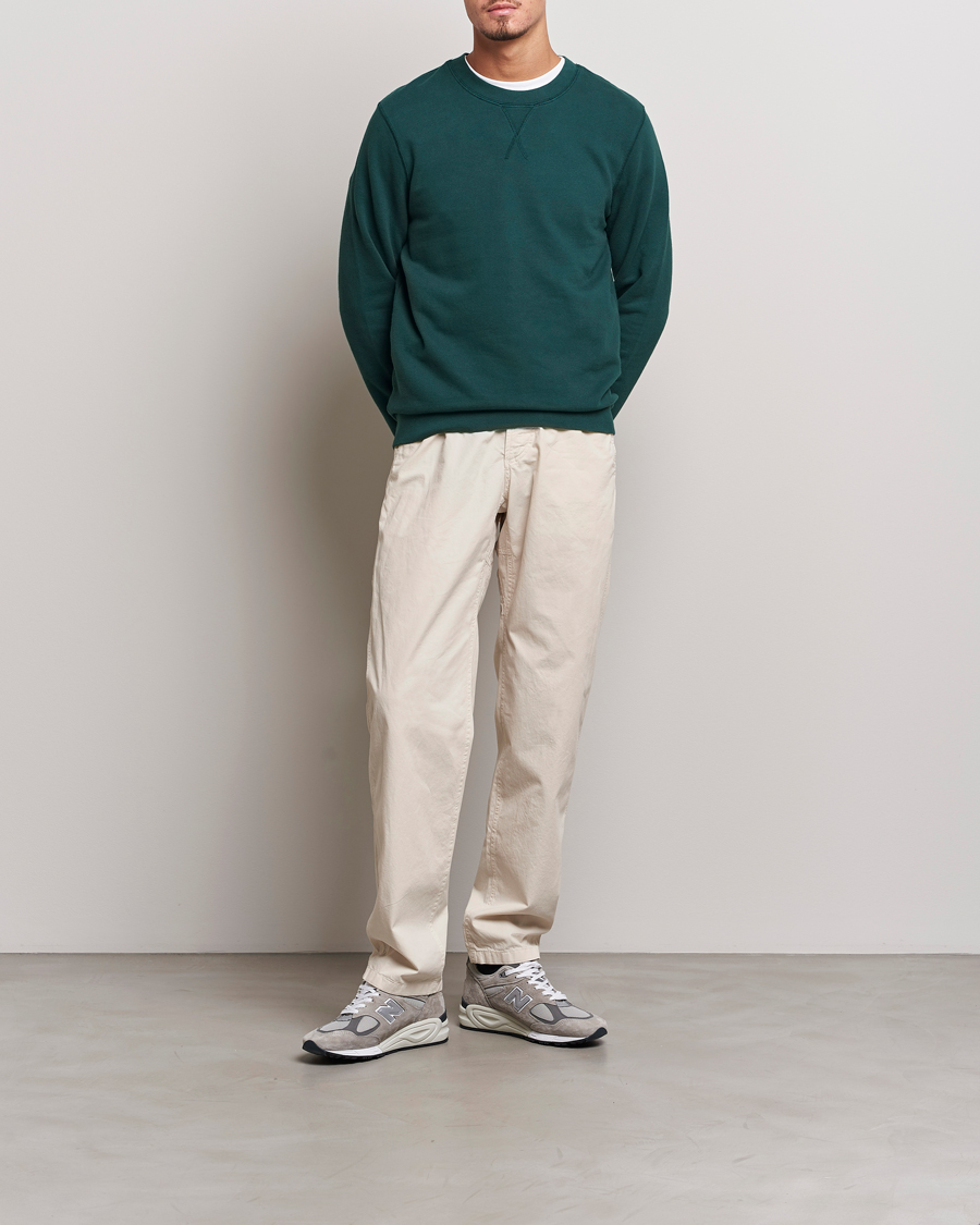Herre | Trøjer | Sunspel | Loopback Sweatshirt Peacock