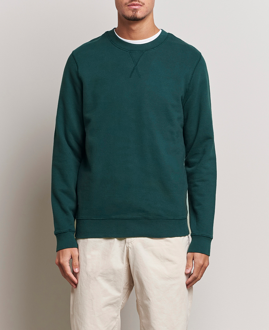 Herre | Trøjer | Sunspel | Loopback Sweatshirt Peacock