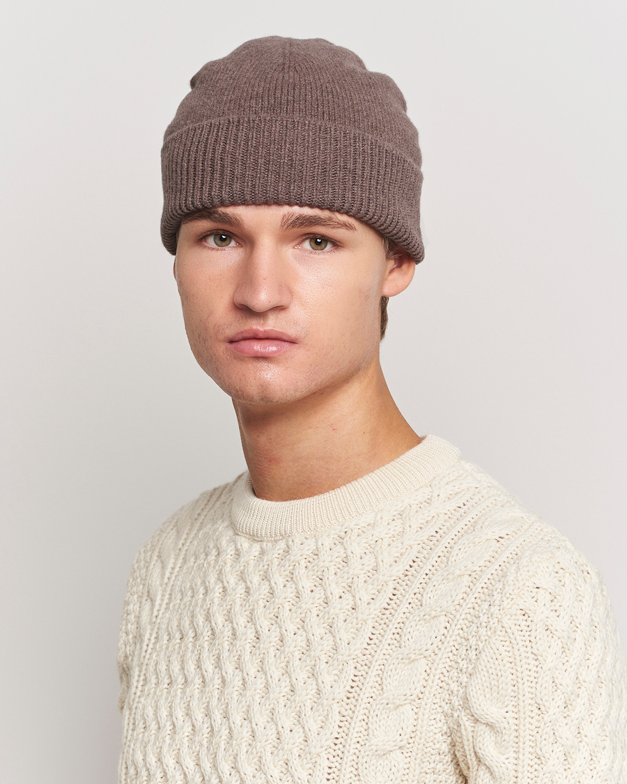 Herre | Sunspel Lambswool Hat Cedar | Sunspel | Lambswool Hat Cedar