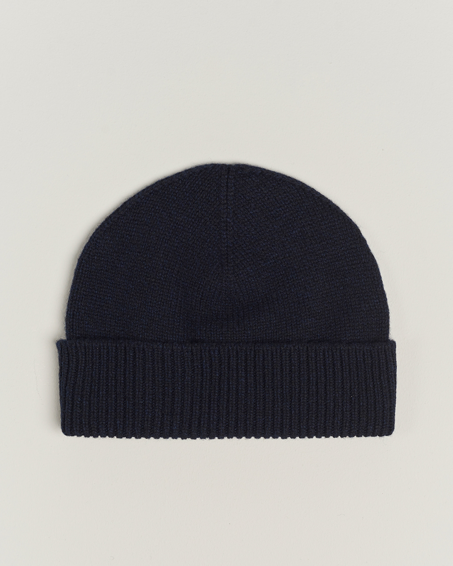 Herre | Sunspel Lambswool Hat Dark Navy | Sunspel | Lambswool Hat Dark Navy