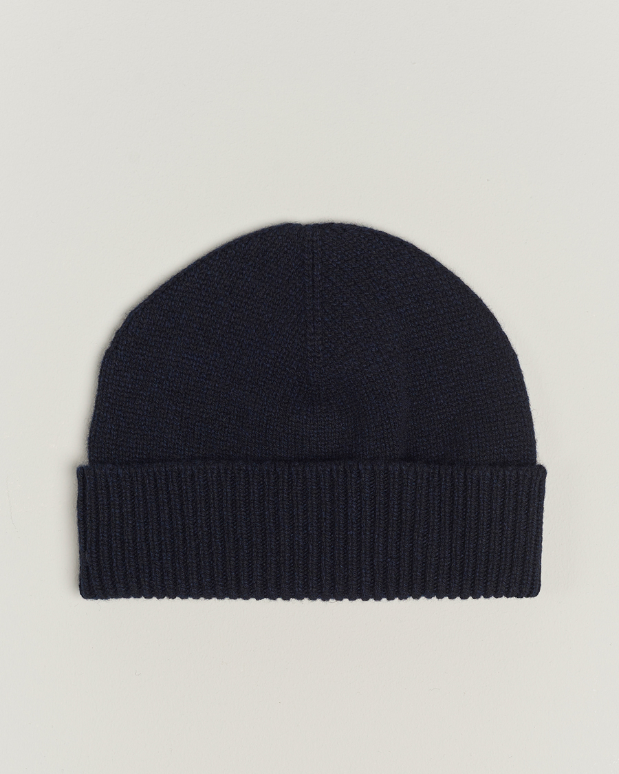 Herre | Sunspel Lambswool Hat Dark Navy | Sunspel | Lambswool Hat Dark Navy