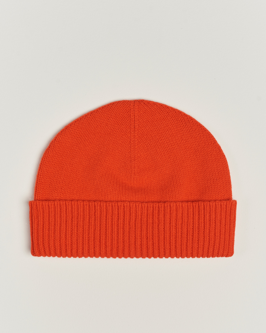 Herre | Sunspel Lambswool Hat Magma | Sunspel | Lambswool Hat Magma