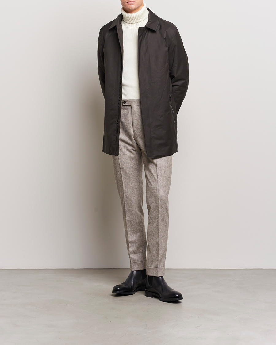 Herre | Jakker | UBR | Regulator Coat Savile Dark Brown Wool
