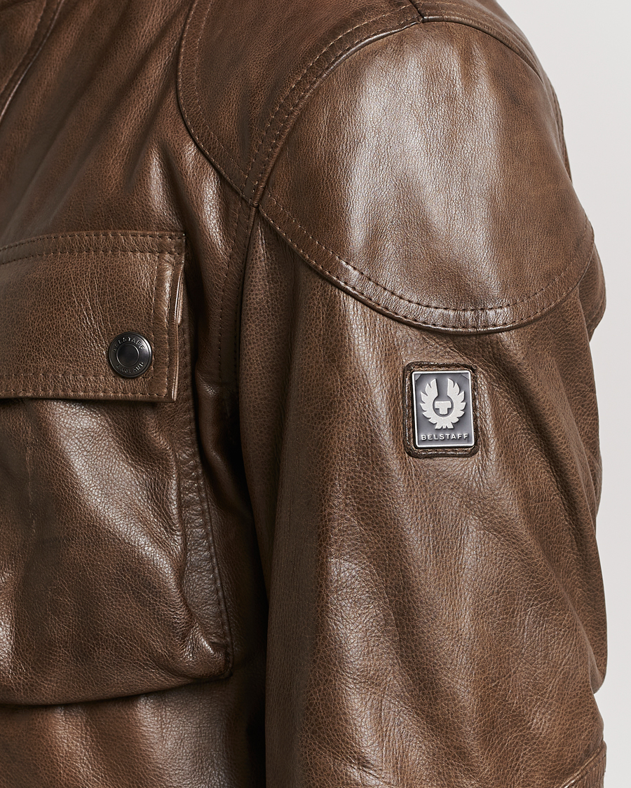 Herre | Jakker | Belstaff | Trailmaster Panther Leather Jacket Antique Bronze