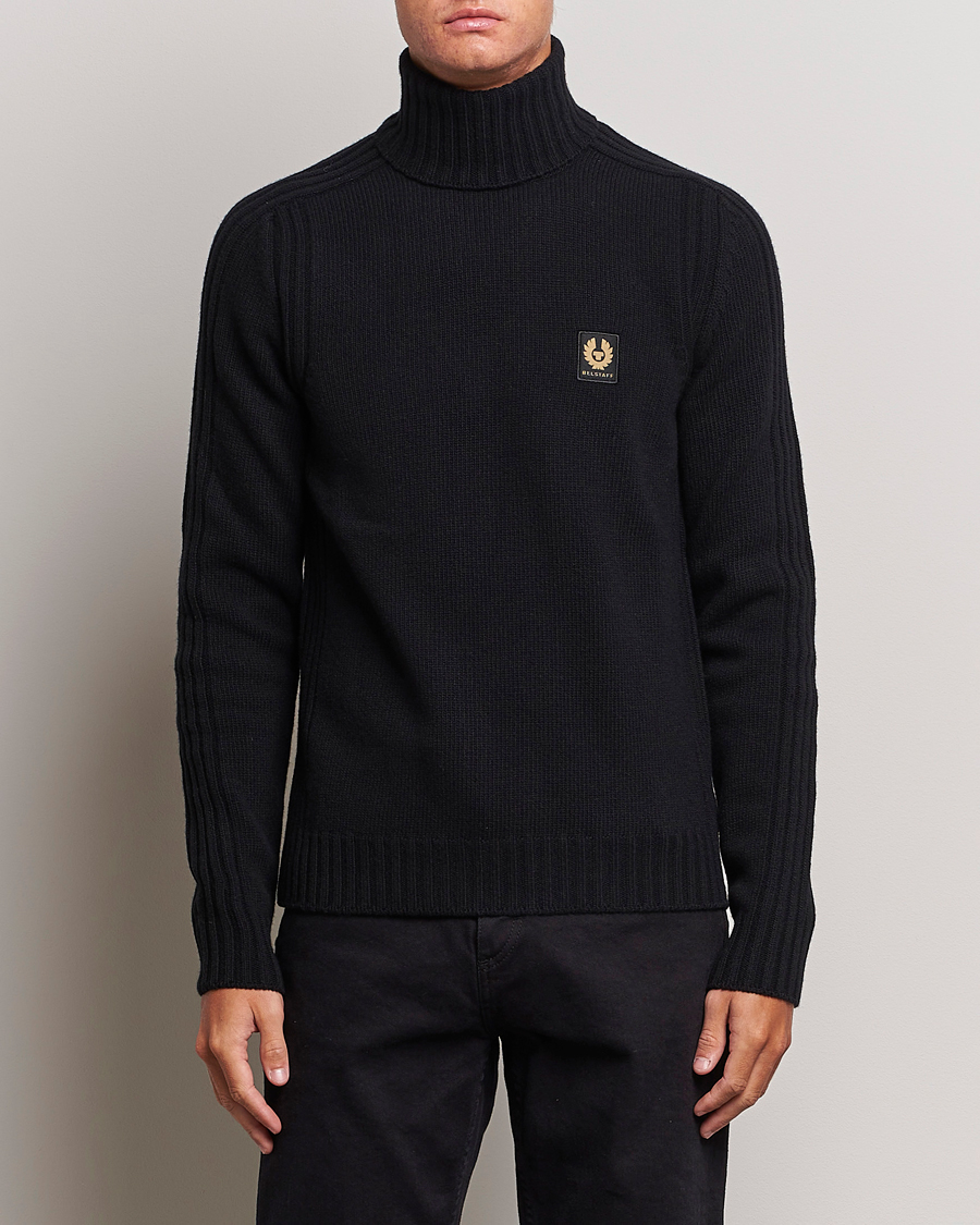 Herre | Rullekravetrøjer | Belstaff | Watch Wool Rollneck Black
