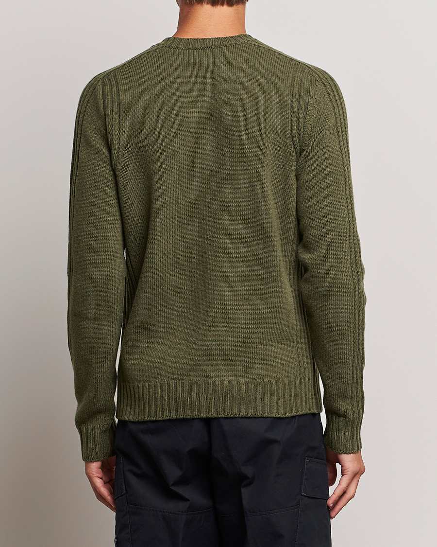 Herre | Trøjer | Belstaff | Watch Wool Crewneck True Olive