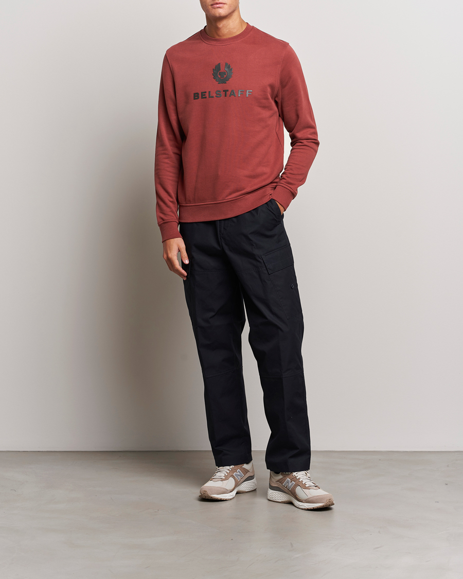 Herre | Trøjer | Belstaff | Signature Crewneck Lava Red
