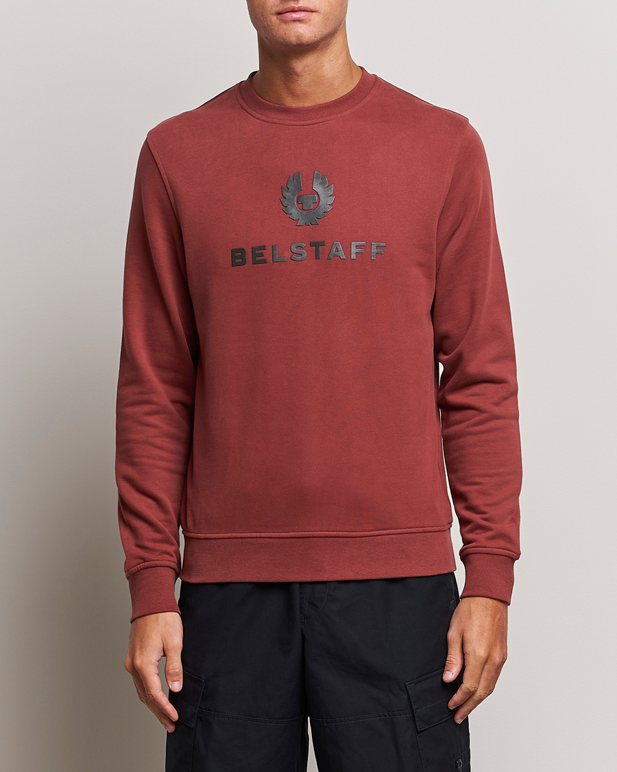 Herre | Trøjer | Belstaff | Signature Crewneck Lava Red