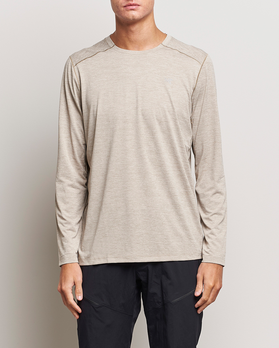 Herre | T-Shirts | Arc'teryx | Cormac Long Sleeve T-Shirt Smoke Bluff Heather