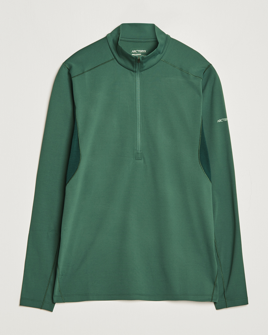 Herre | Trøjer | Arc'teryx | Rho Hybrid Half-Zip Boxcar Green