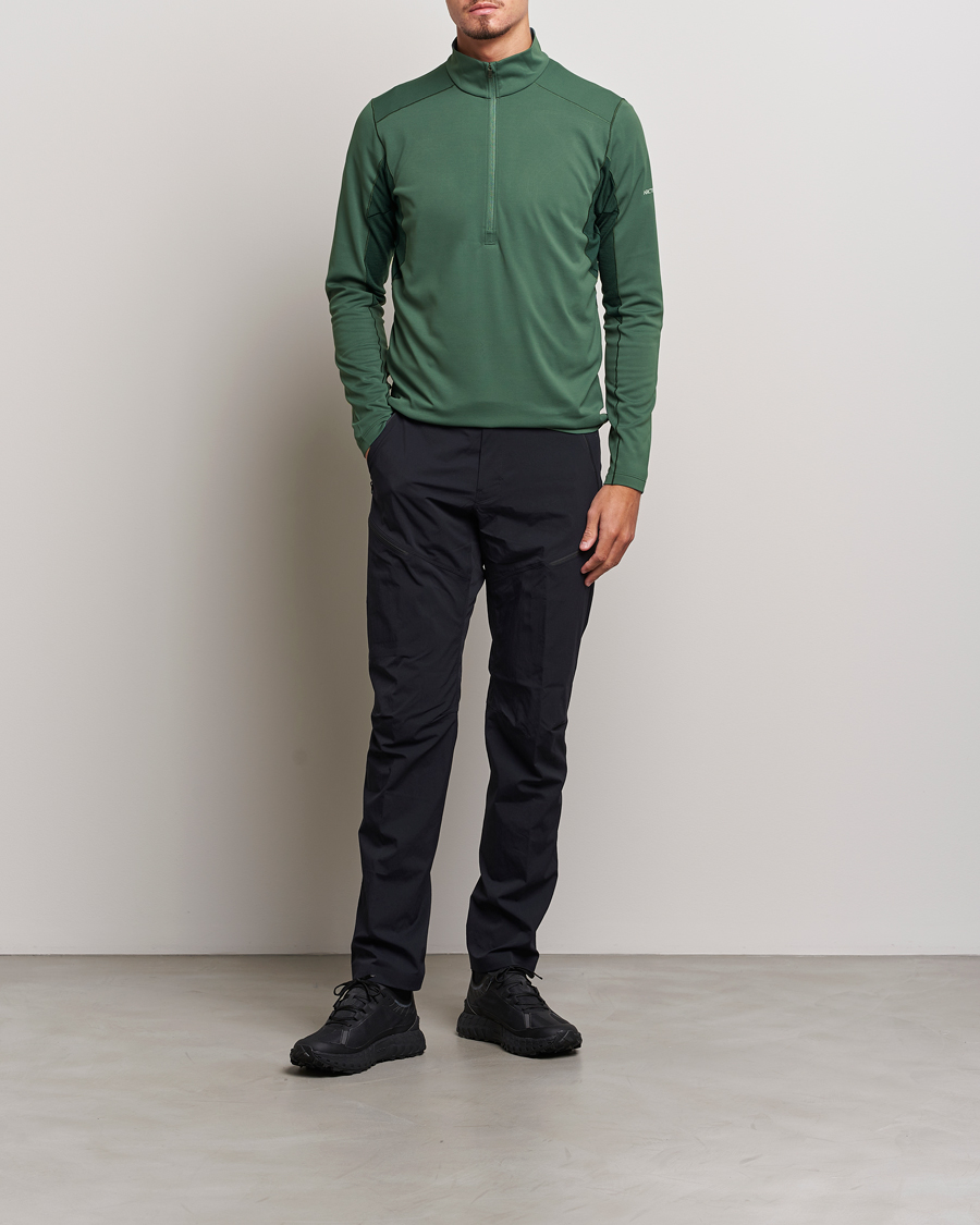 Herre | Trøjer | Arc'teryx | Rho Hybrid Half-Zip Boxcar Green