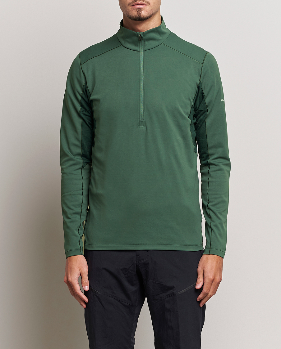 Herre |  | Arc\'teryx | Rho Hybrid Half-Zip Boxcar Green