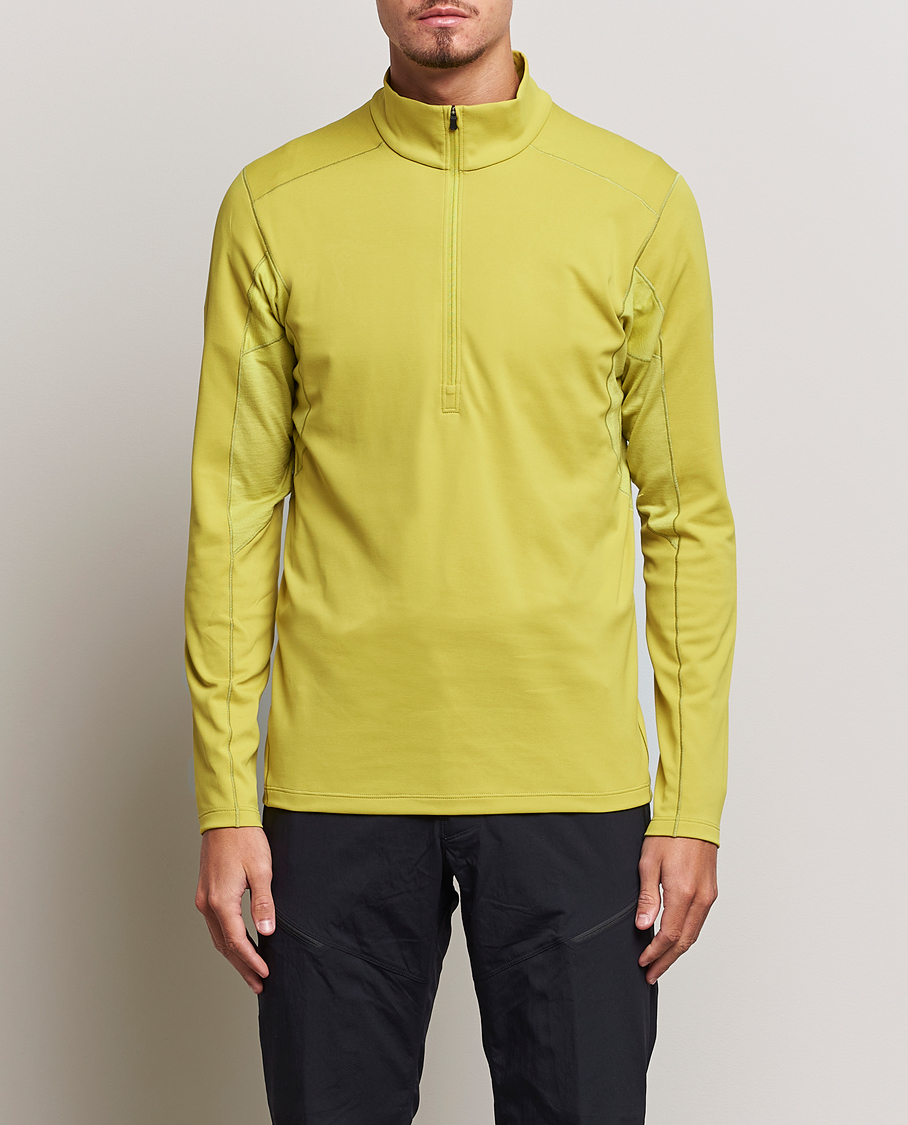 Herre | Trøjer | Arc\'teryx | Rho Hybrid Half-Zip Lampyre Yellow