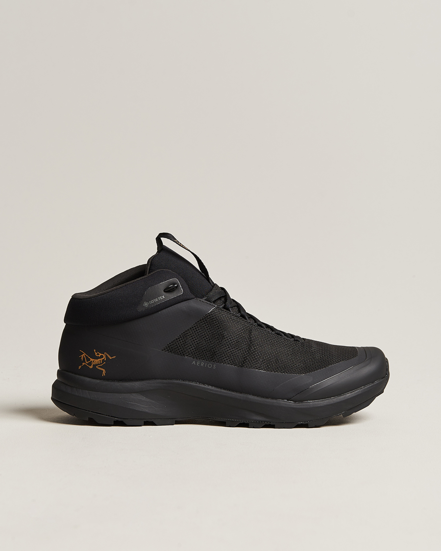 Herre | Arc'teryx Aerios FL Mid GoreTex Boots Black | Arc'teryx | Aerios FL Mid GoreTex Boots Black