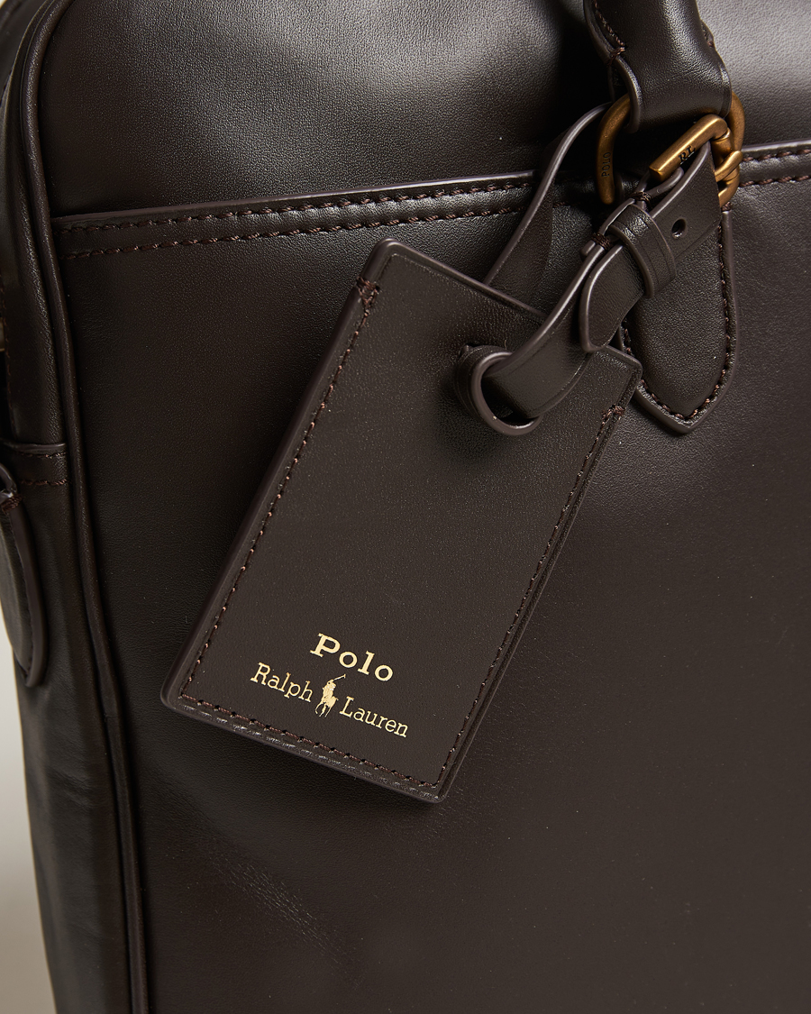 Herre | Polo Ralph Lauren Leather Briefcase Dark Brown | Polo Ralph Lauren | Leather Briefcase Dark Brown