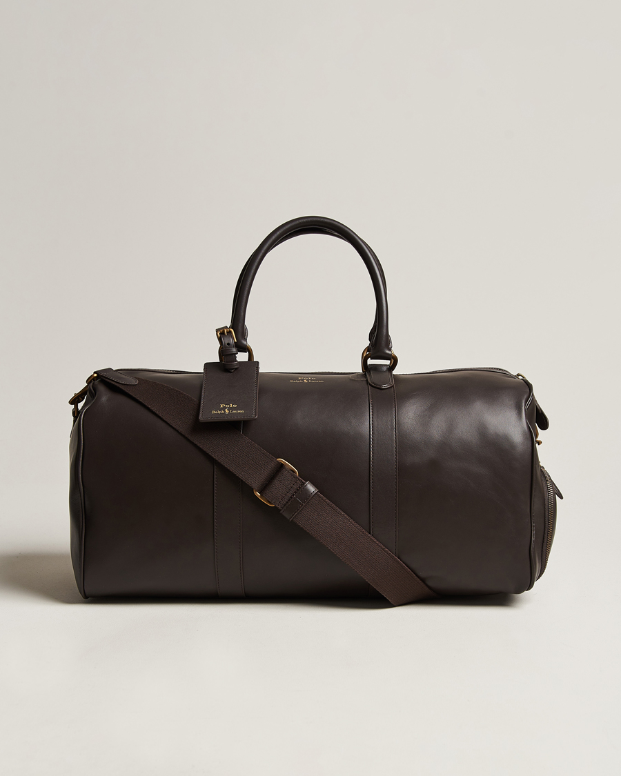 Herre | Polo Ralph Lauren Leather Duffle Bag Dark Brown | Polo Ralph Lauren | Leather Duffle Bag Dark Brown
