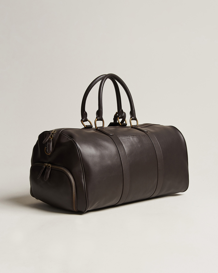 Herre | Polo Ralph Lauren Leather Duffle Bag Dark Brown | Polo Ralph Lauren | Leather Duffle Bag Dark Brown